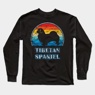 Tibetan Spaniel Vintage Design Dog Long Sleeve T-Shirt